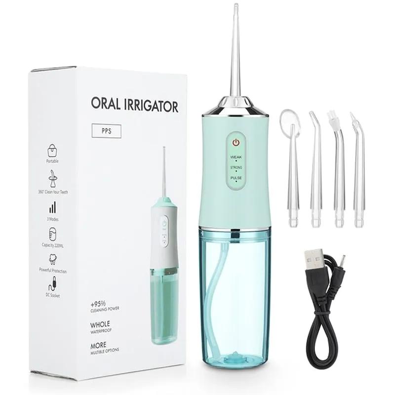 portable-oral-irrigator-dental-water-flosser-water-jet-toothpick-waterproof-3-modes-usb-rechargeable-teeth-cleaner
